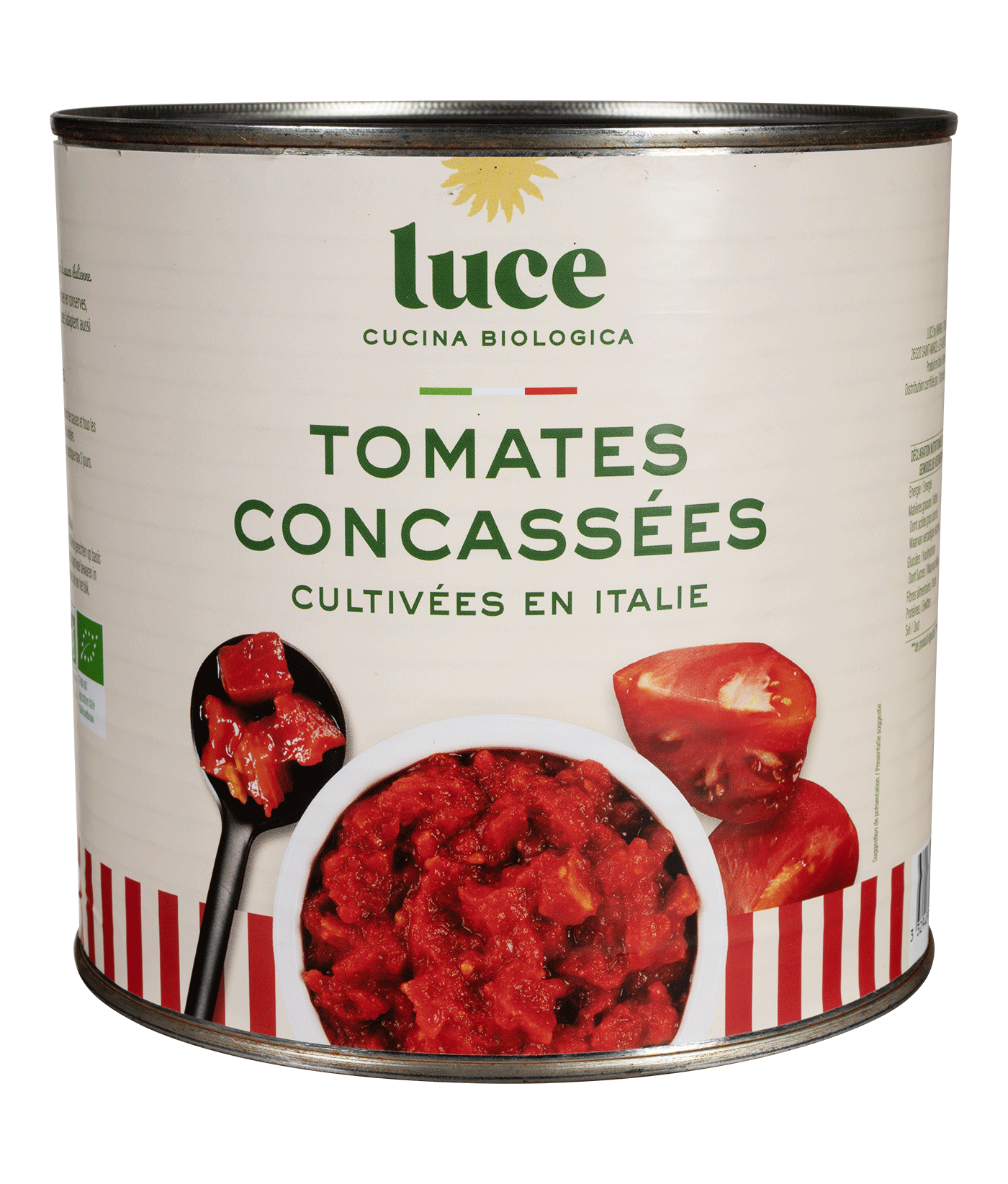 Tomates concassées - Boite métal