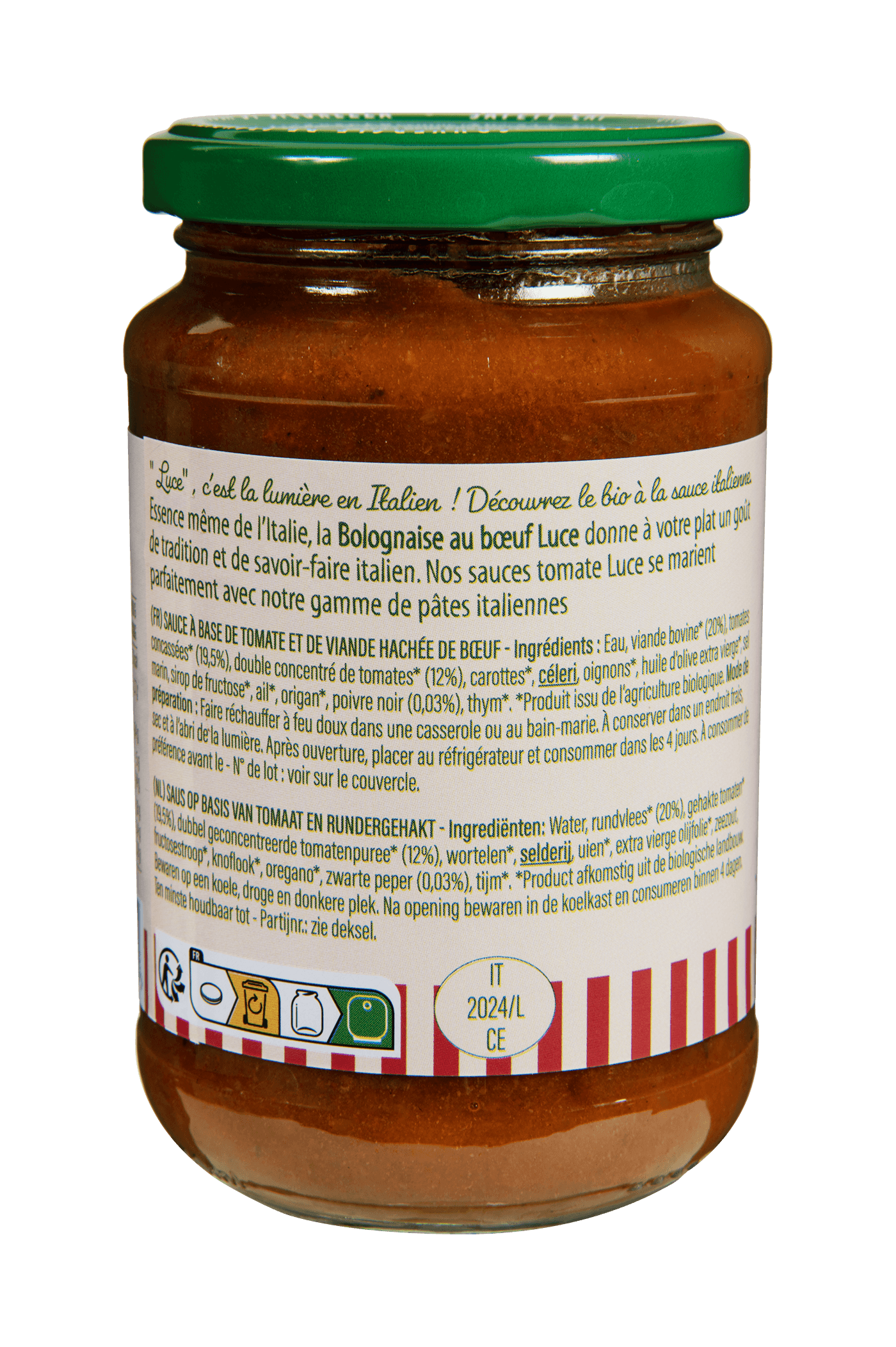 Sauce bolognaise à 20% de bœuf