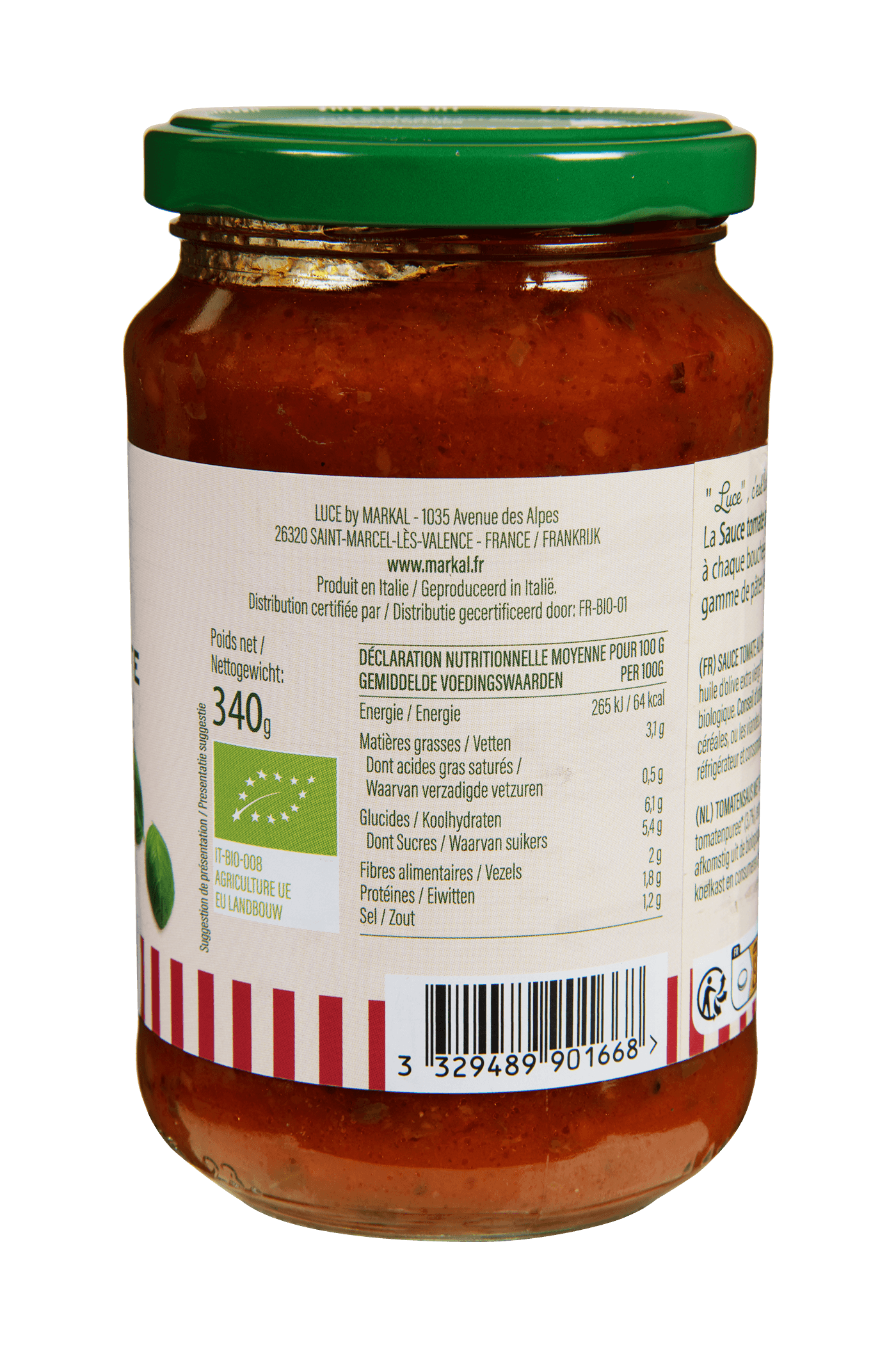 Sauce tomate basilic