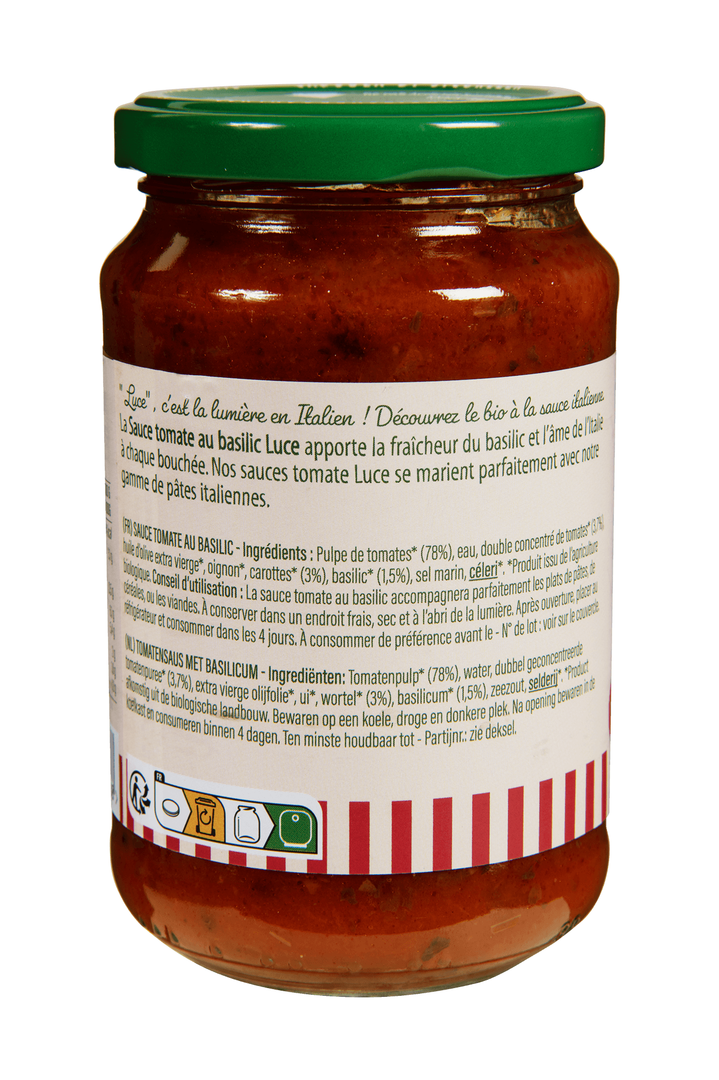 Sauce tomate basilic
