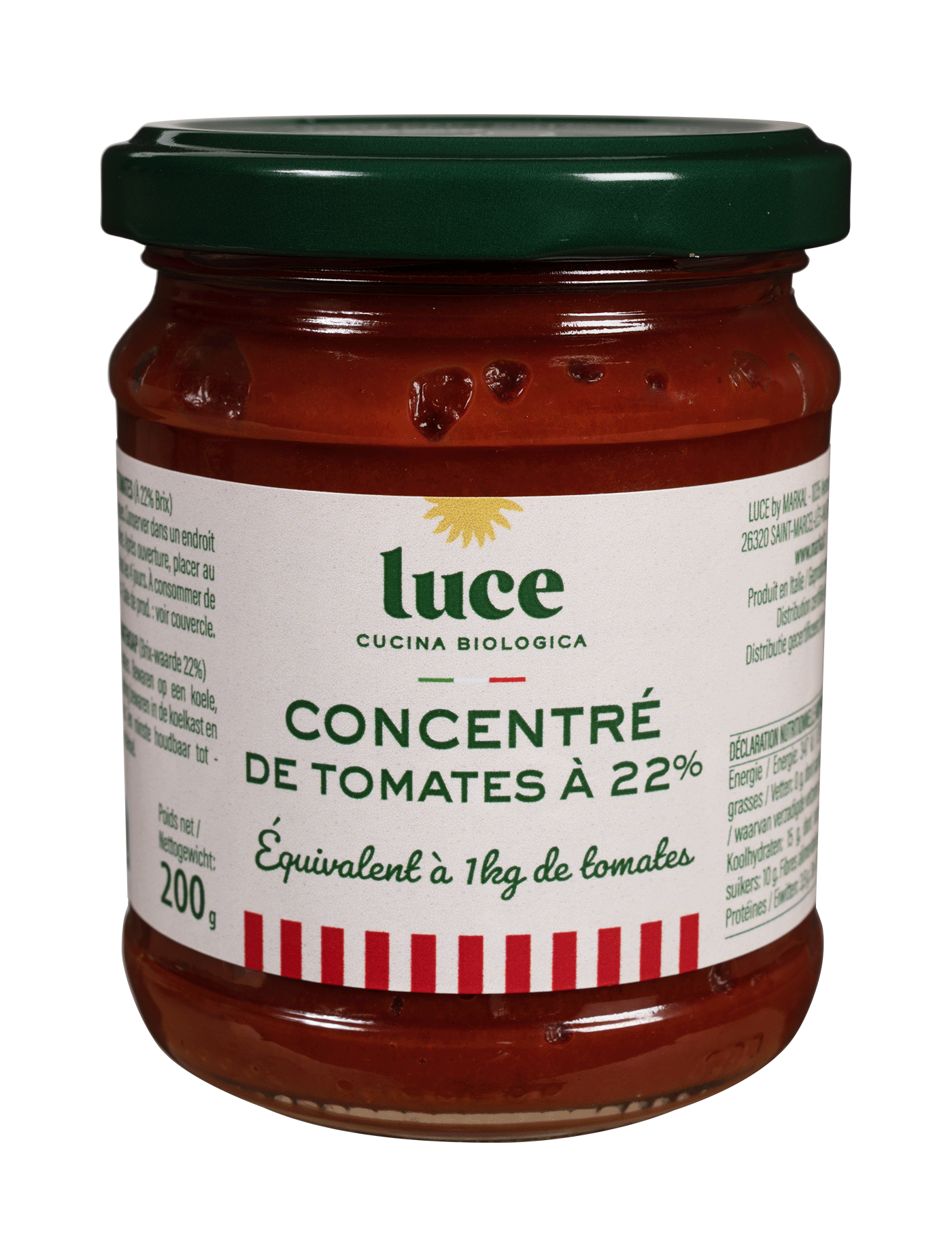 Concentré de tomate 22%