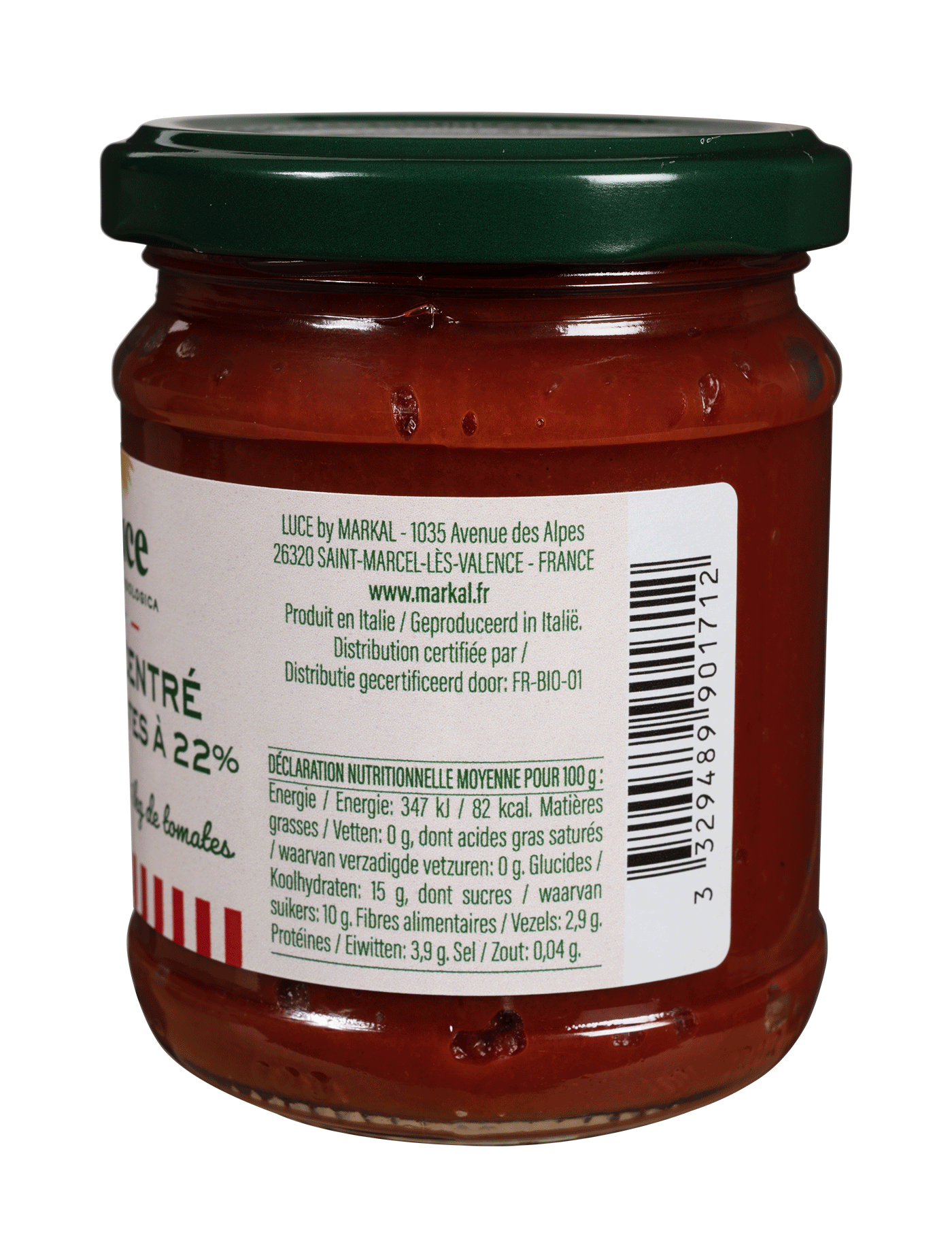 Concentré de tomate 22%