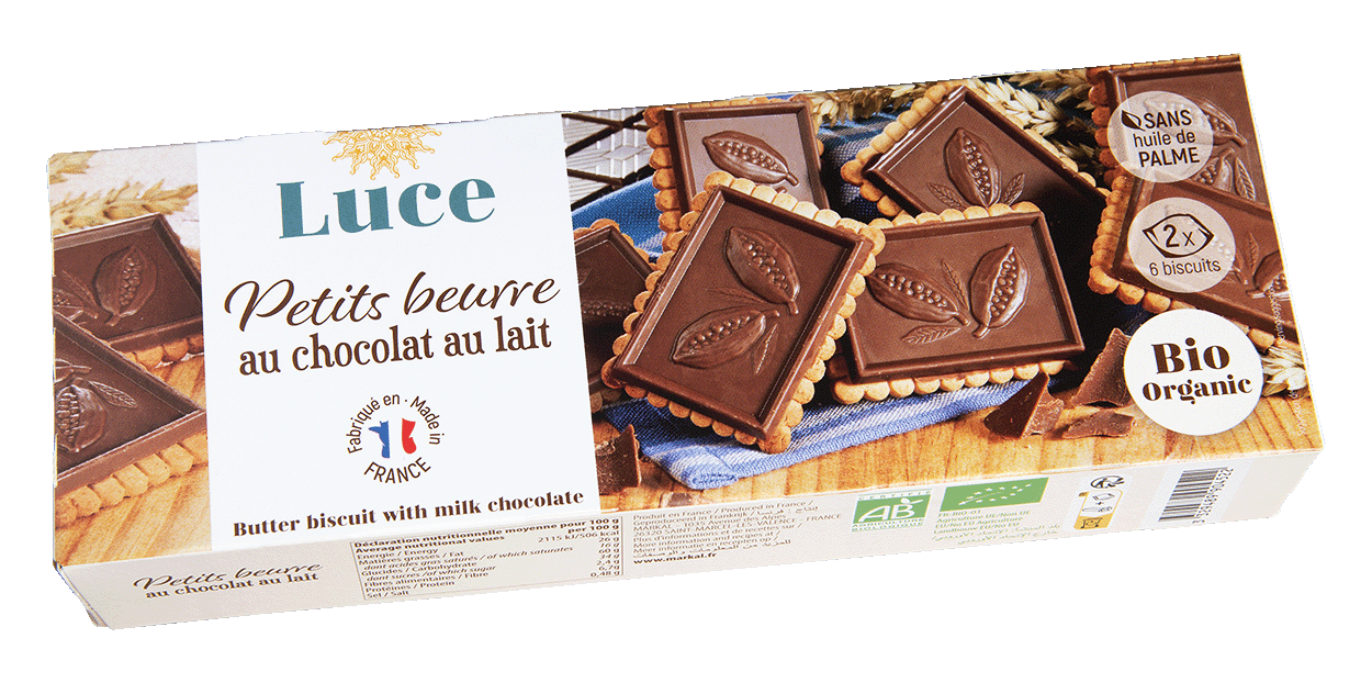 Petits beurres au chocolat au lait