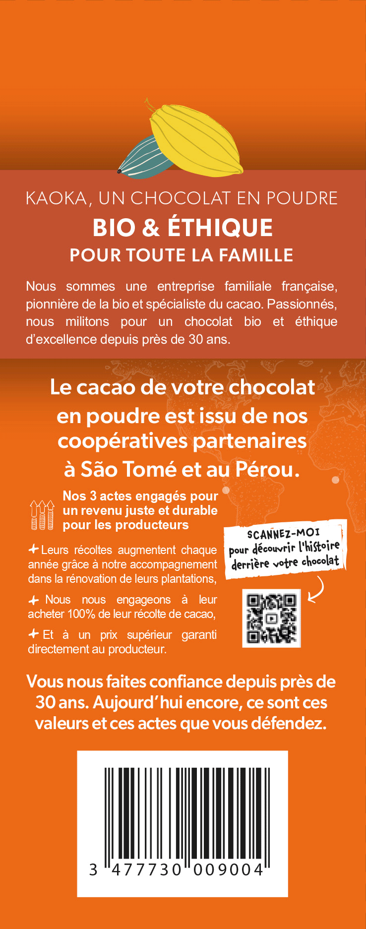 Chocolat en poudre 32% cacao