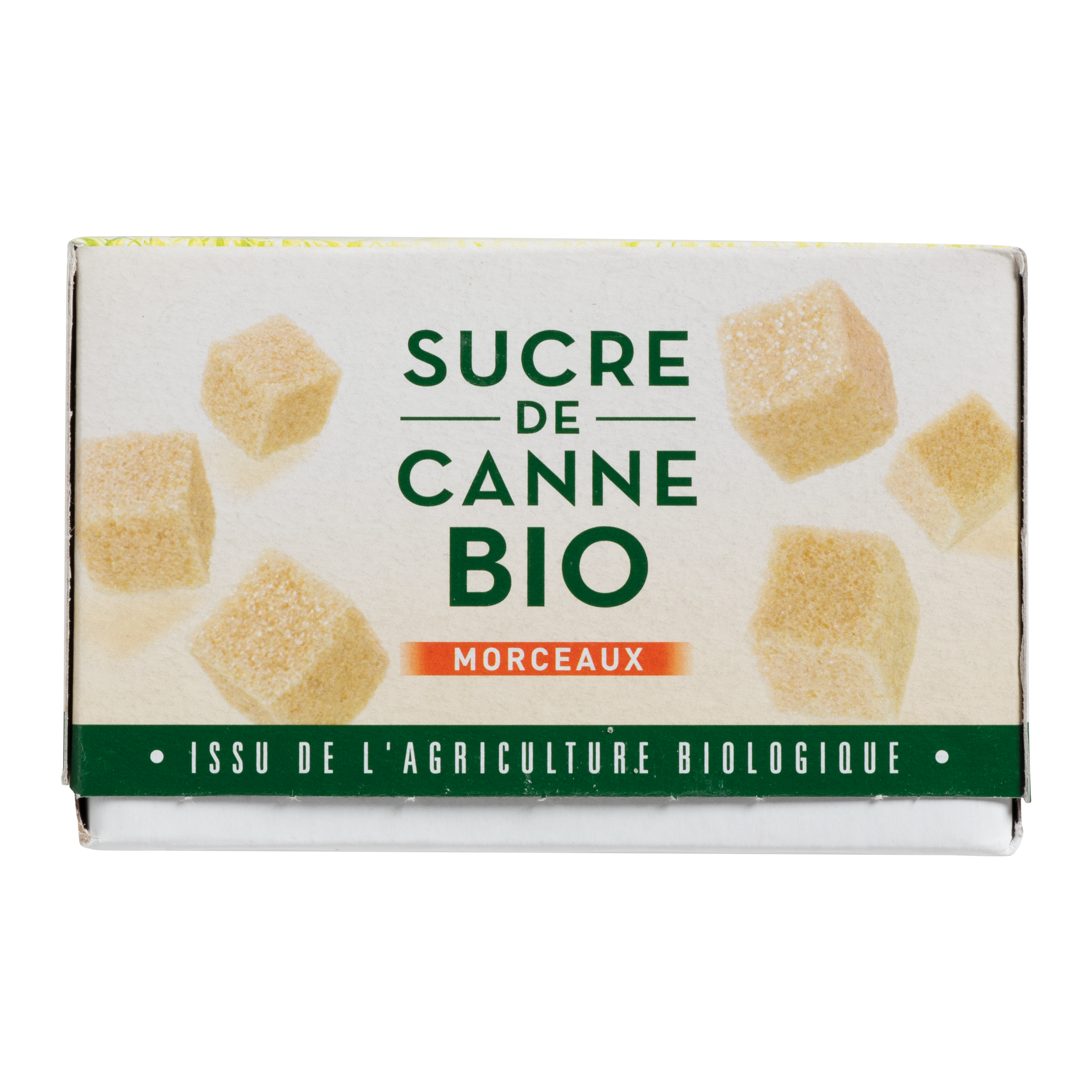 Sucre de canne Non Raffiné. Morceaux.