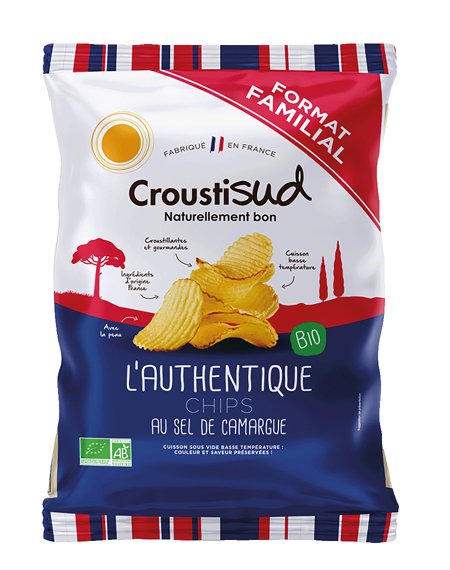 The authentic Camargue salt crisps