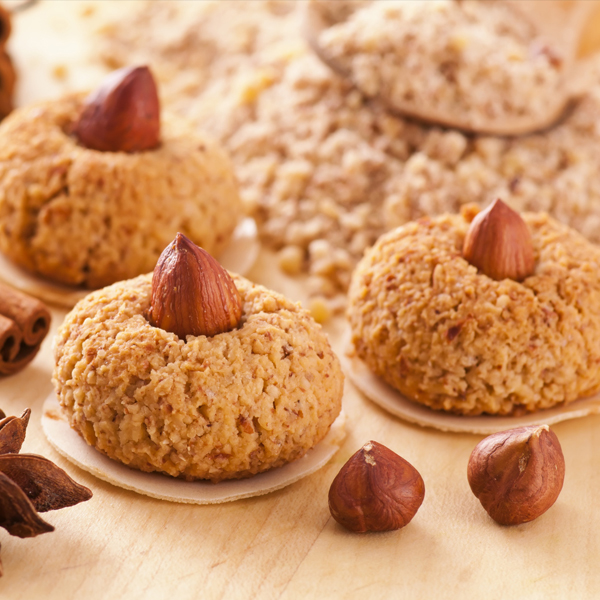 Petits biscuits de quinoa à la noisette