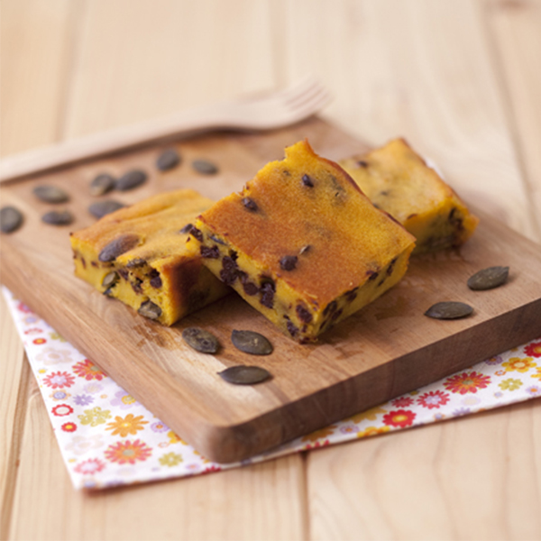 Fondants au potimarron et pépites de chocolat