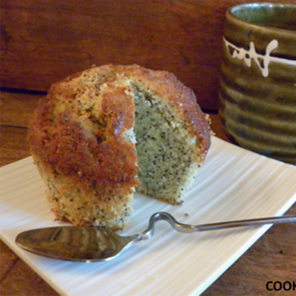 Gâteau au citron, graines de pavot et de tournesol