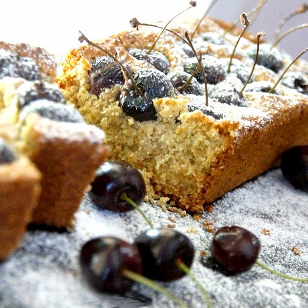 Gâteau aux cerises sans farine