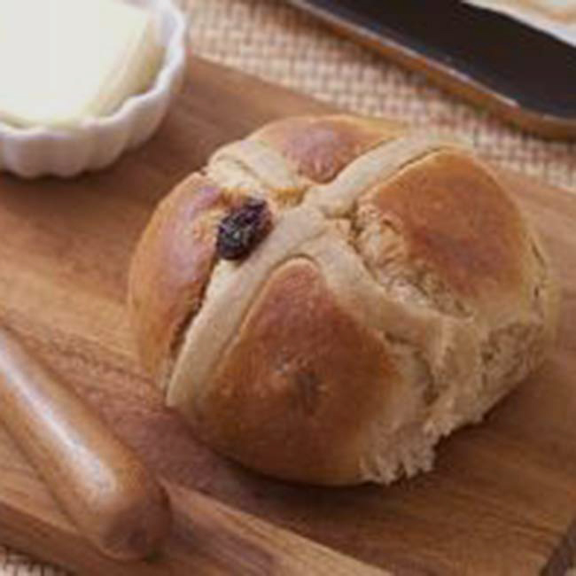 Hot cross buns (briochettes sucrées)