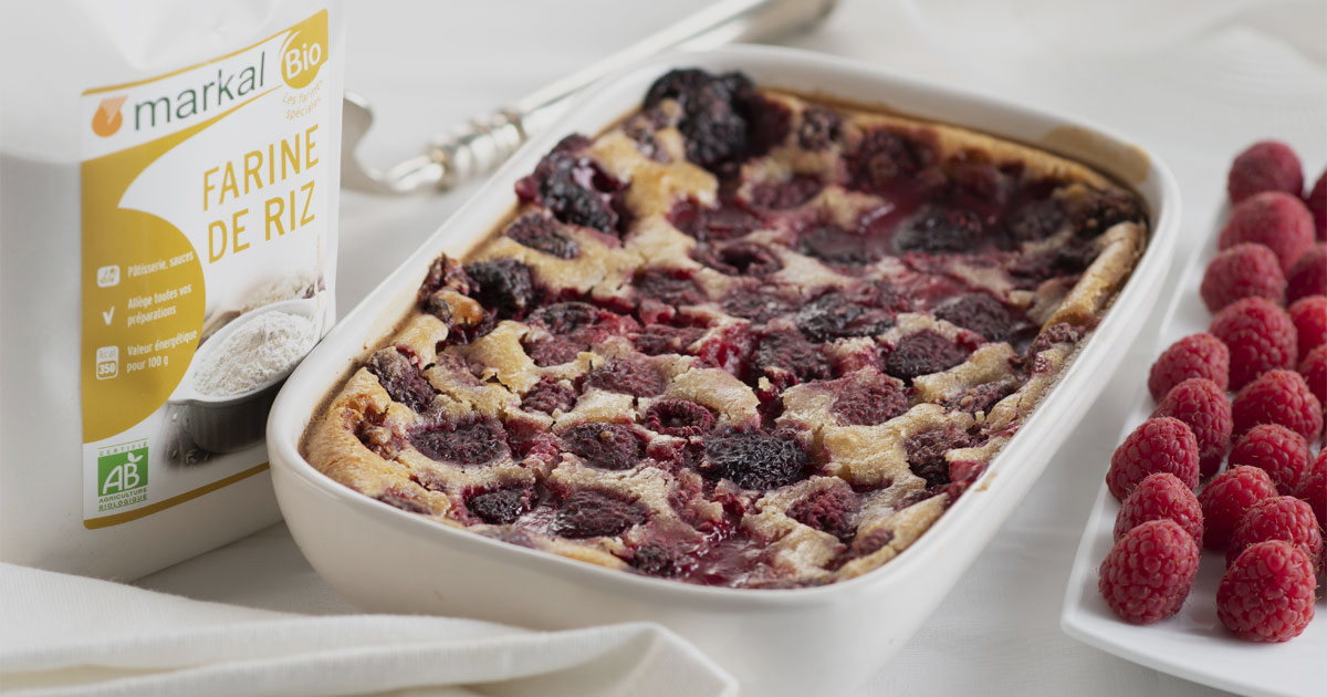 Clafoutis à la framboise