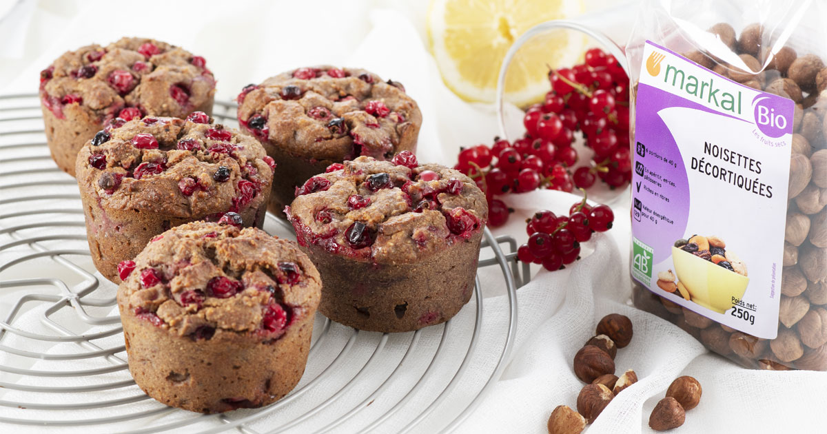 Muffins aux groseilles