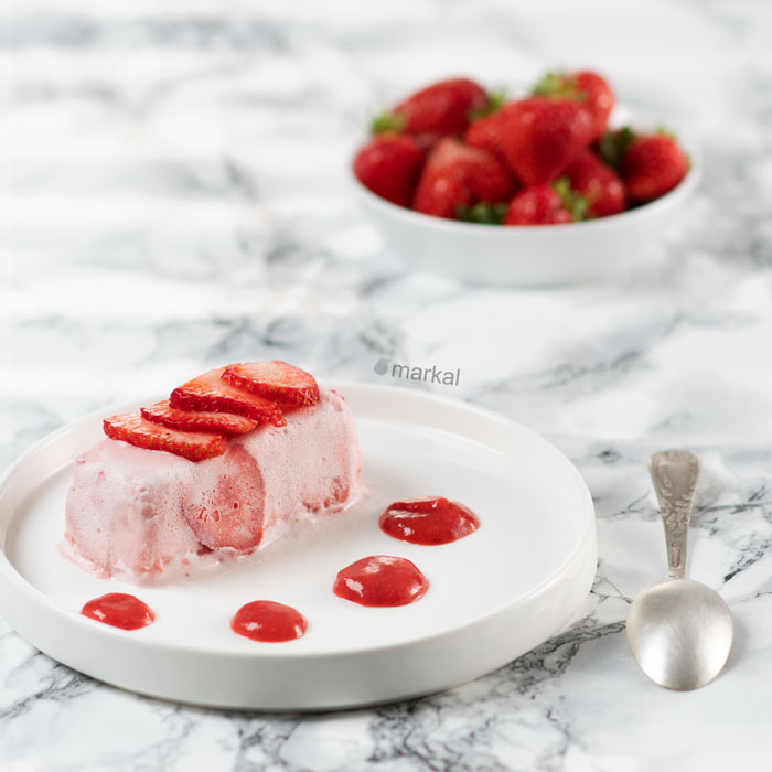 Semifreddo à la fraise