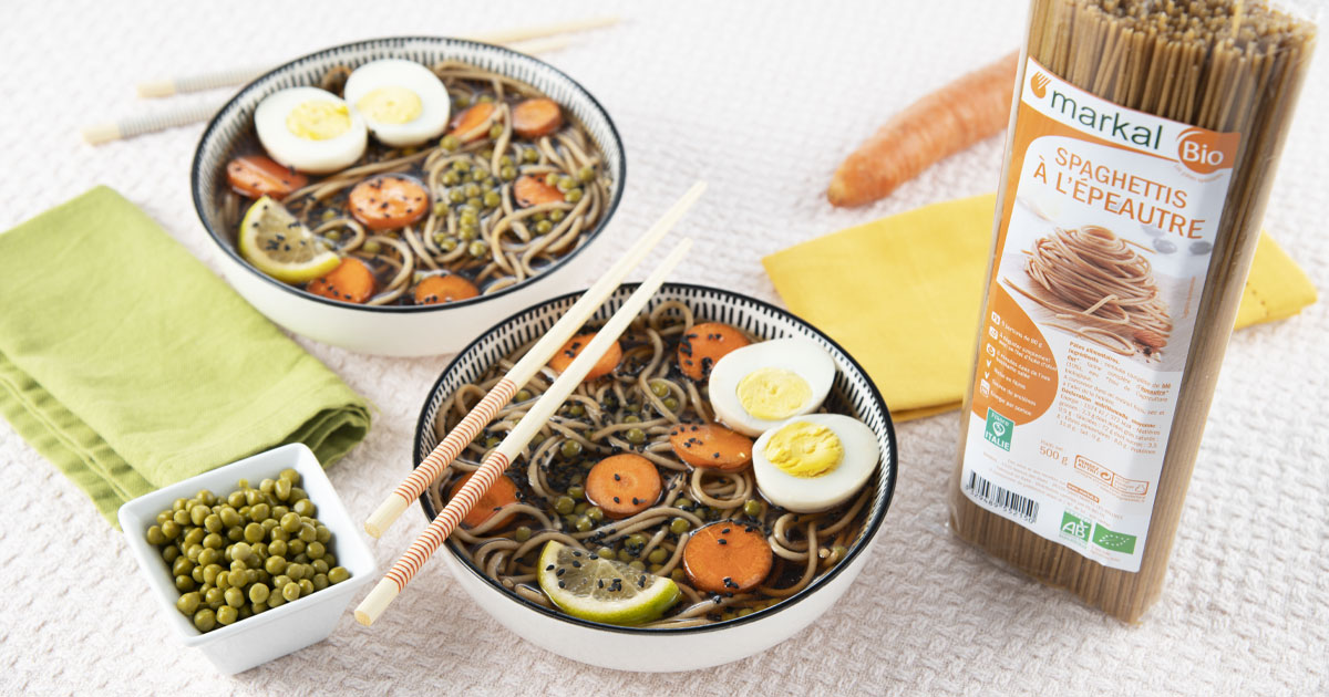 Ramen façon nouilles soba