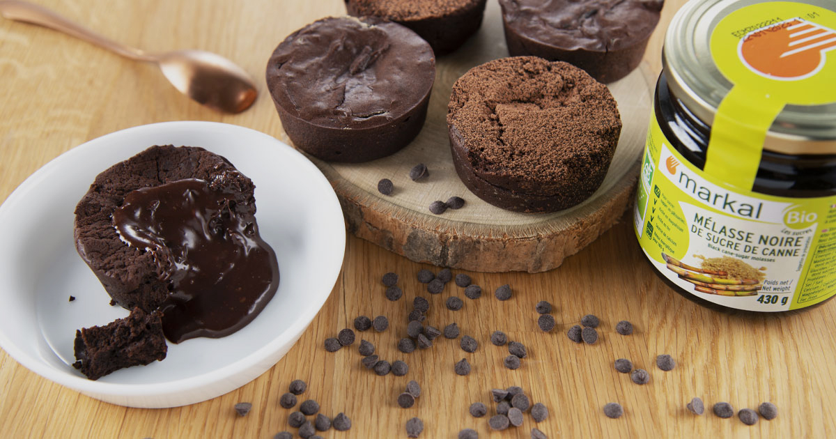 Fondant coeur coulant au chocolat