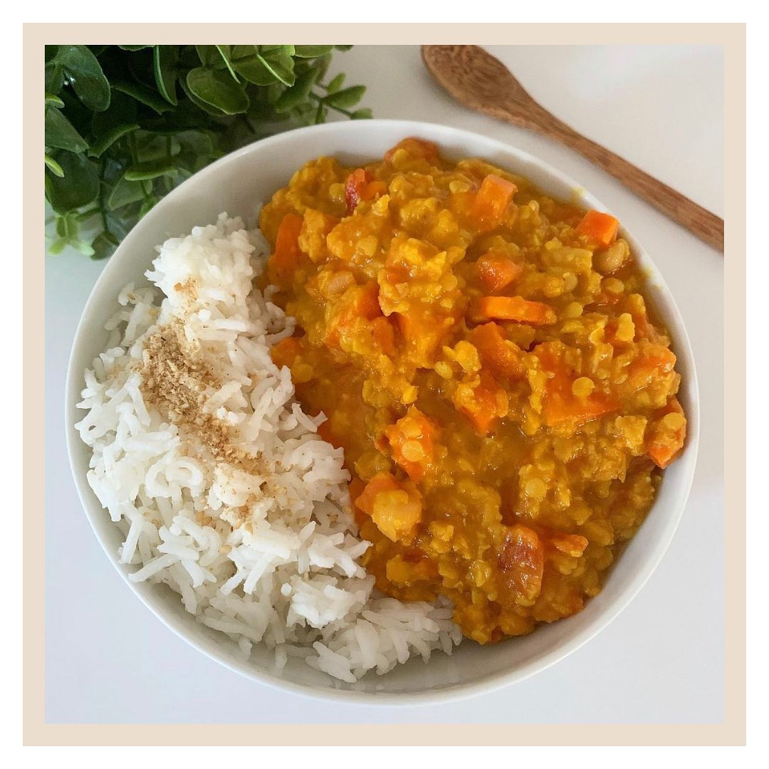 Dahl de lentilles corail