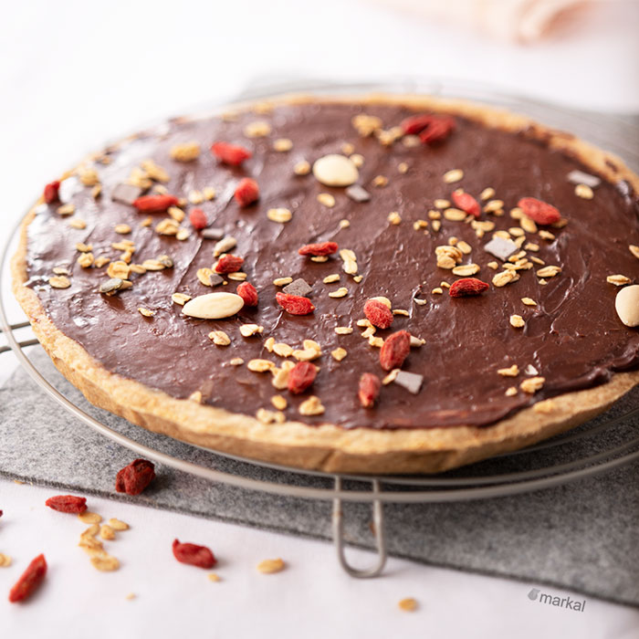 Tarte au chocolat noir et sirop de coco