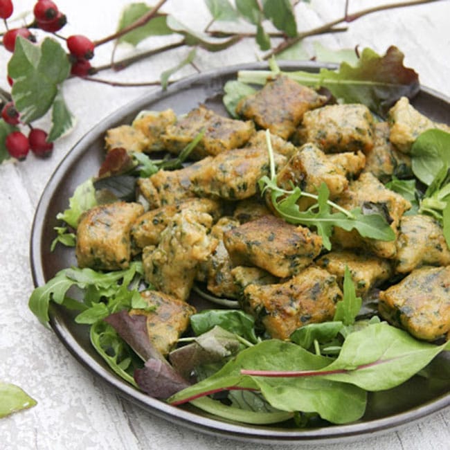 Gnocchis au pesto de courgettes et noisettes