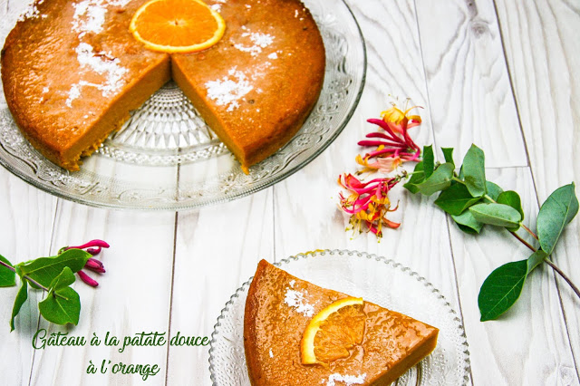 Gâteau à la patate douce à l'orange