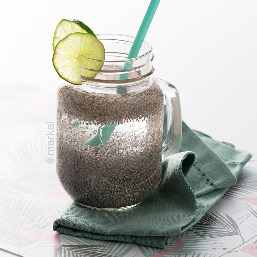 Chia (blanc) fresca aux citron et miel