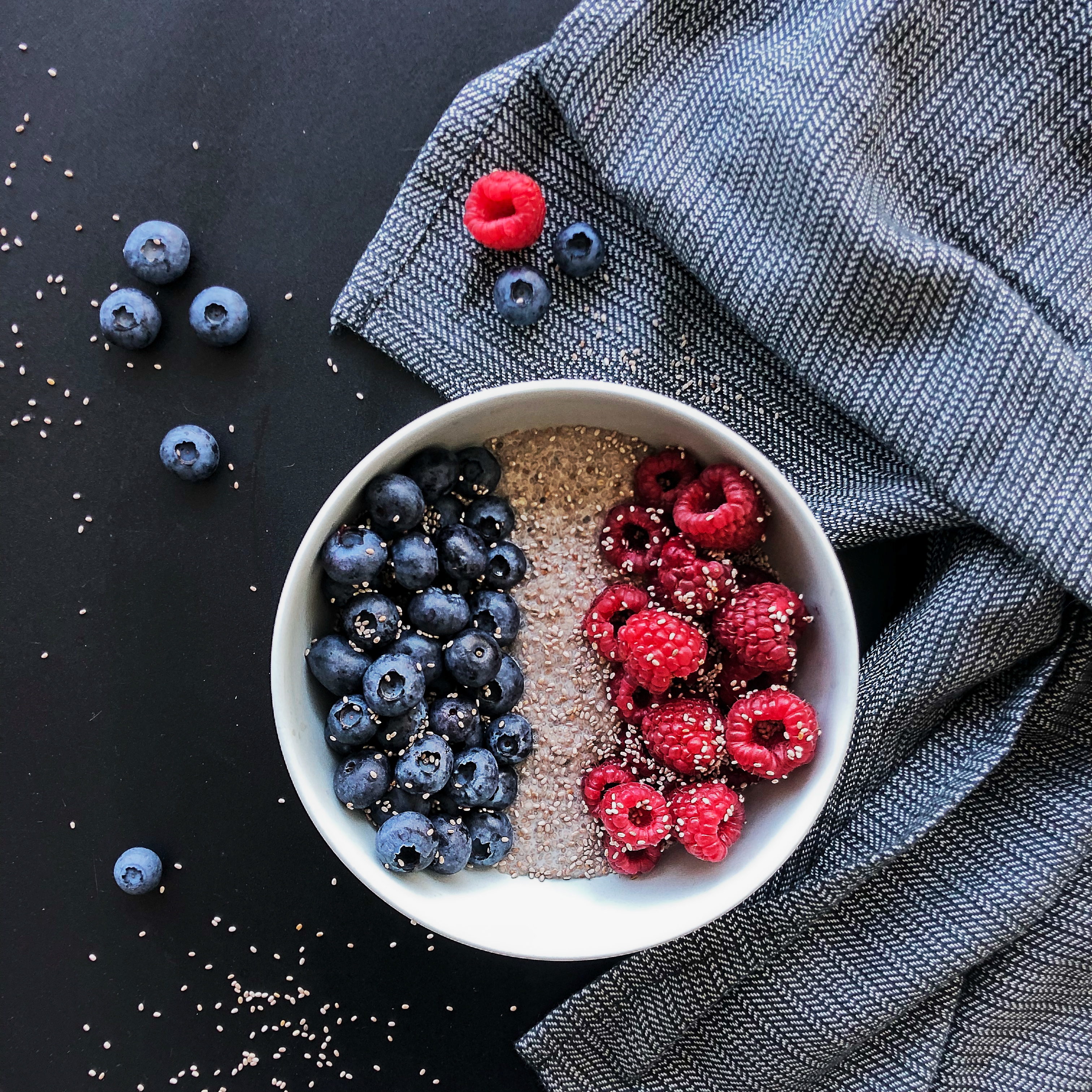 Pudding de chia tricolore