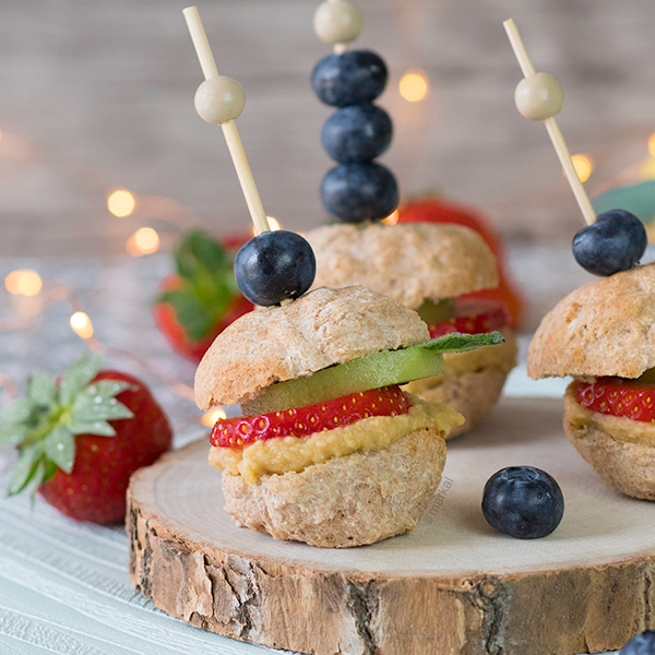 Mini fruitburgers