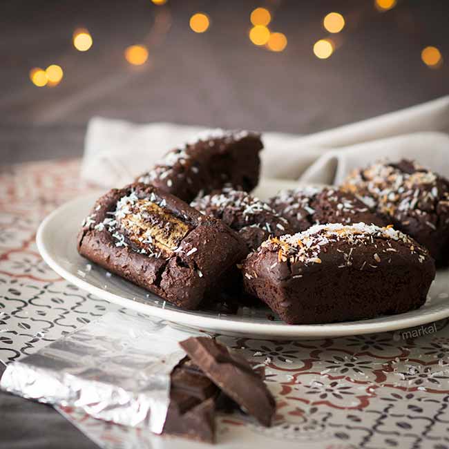 Mini gâteaux choco aux haricots noirs