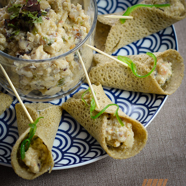 Galettes sarrasin aux rillettes marines 100% véganes