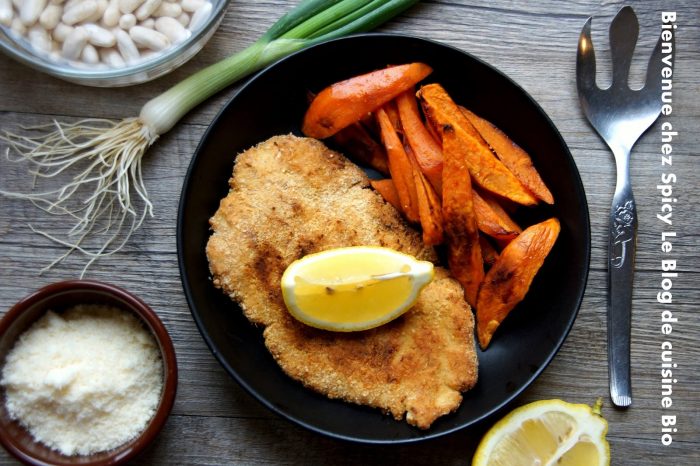 Escalope Milanaise végétarienne (aux haricots blancs)