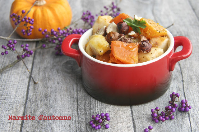 Marmite de légumes d'automne à la patate douce, butternut et pomme