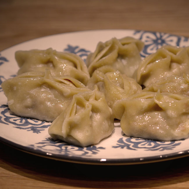 Manti au haché végétal façon méditerranéenne