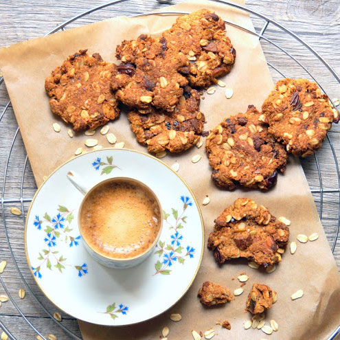 Cookies sans sucre ajouté (sans farine, au psyllium)