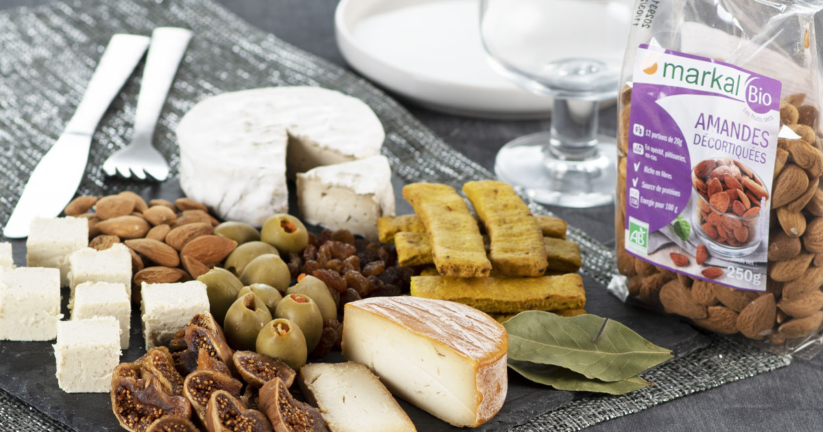 Plateau de fromage avec une note fruitée