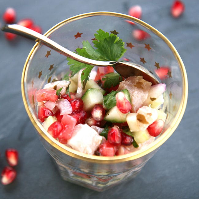 Ceviche multicolore