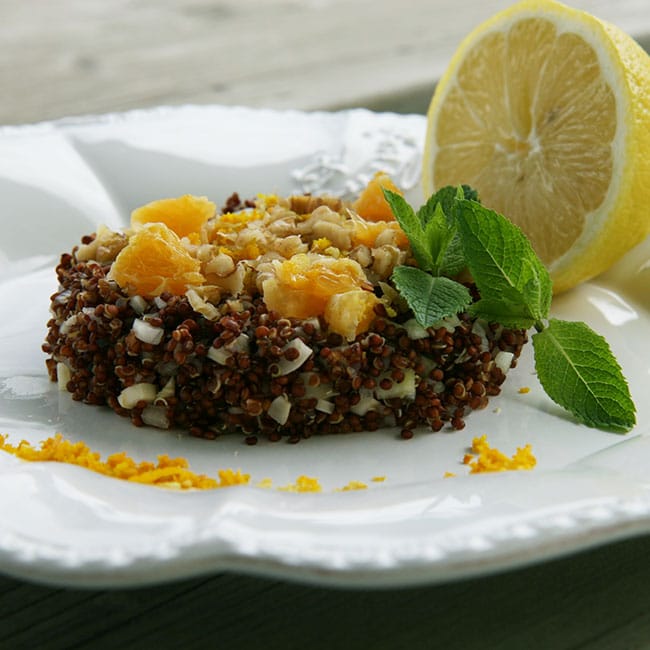 Salade de quinoa, fenouil et orange