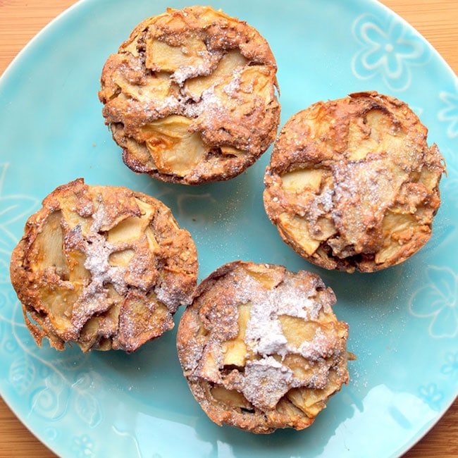 Muffins healthy aux pommes