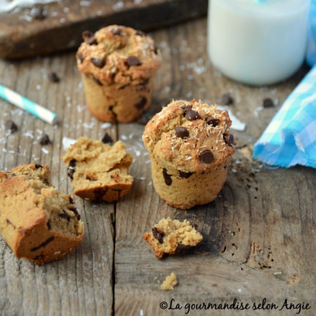 Muffins chocolat coco