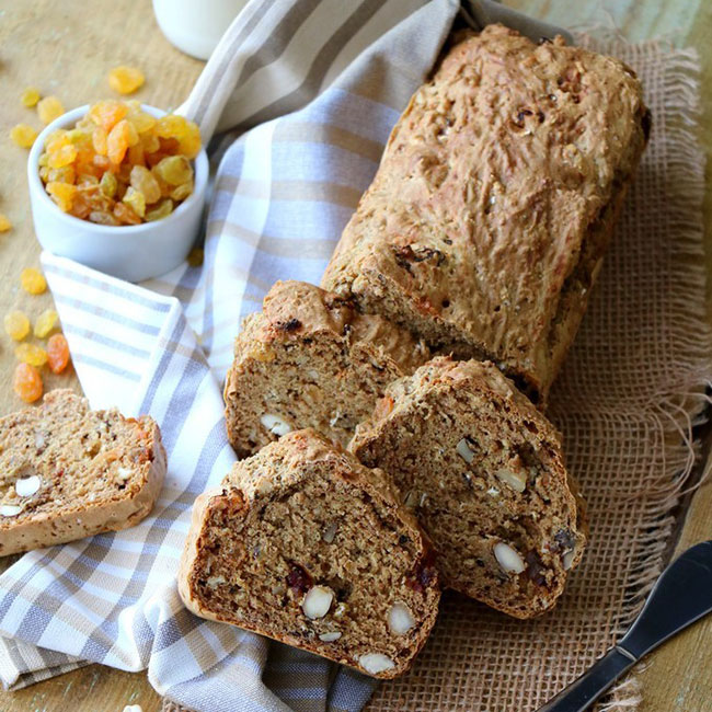 Soda bread aux fruits secs