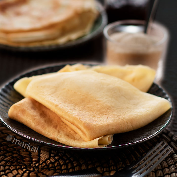 Crêpes végétales sans gluten ni lactose