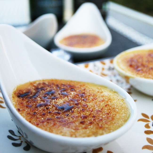 Foie gras façon crème brûlée