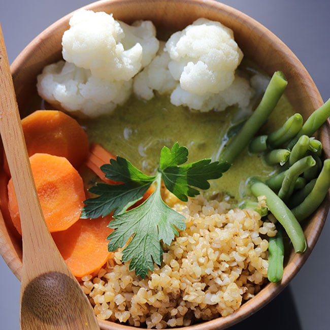 Curry de pilpil® aux légumes