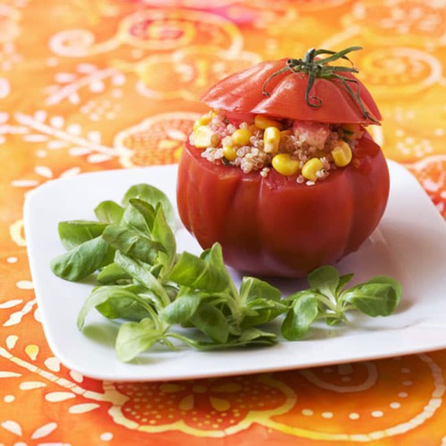 Tomates farcies au taboulé de quinoa