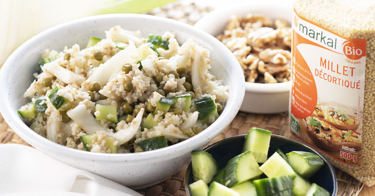 Salade fraîcheur au millet