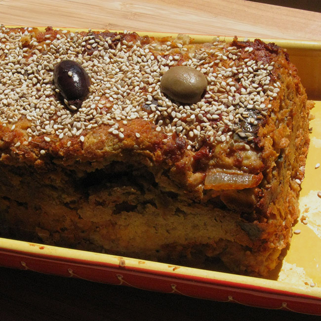 Terrine aux pois chiche et à la ratatouille, saveur Tajine