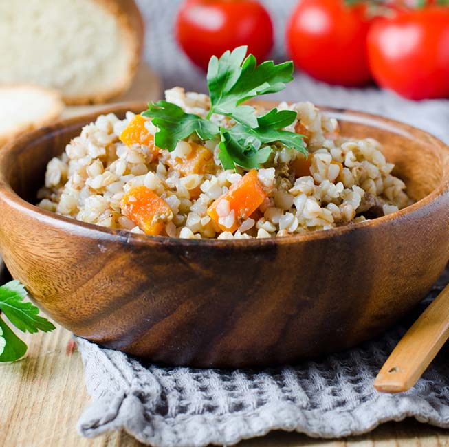 Sarrasin aux jeunes légumes