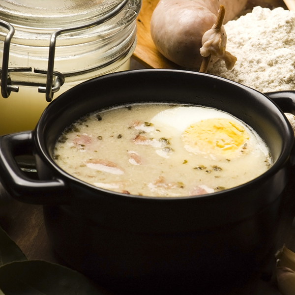 Soupe à l'avoine grillée et au dulse