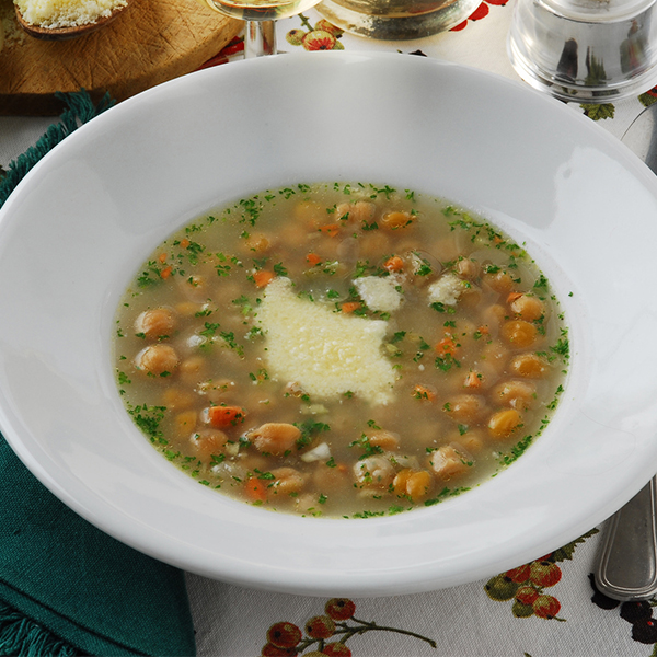 Soupe au blé et aux pois chiches