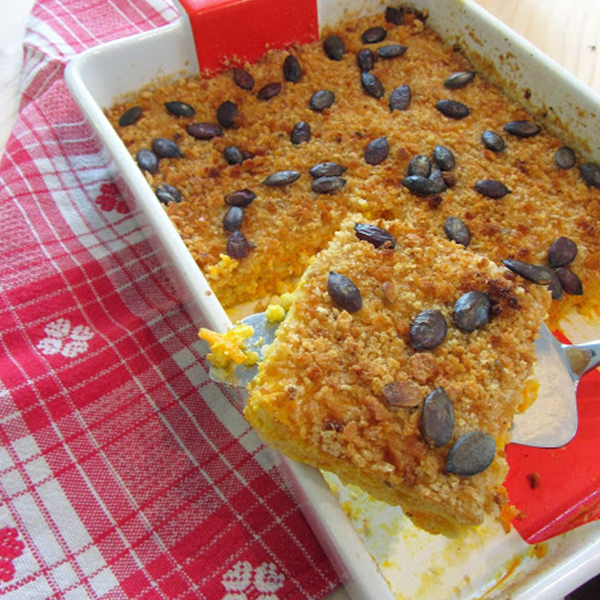 Gratin de courge jaune au millet