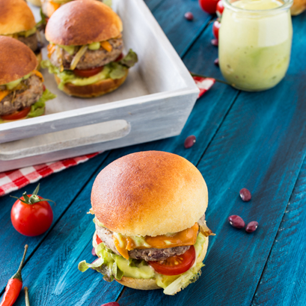 Mini veggie burgers